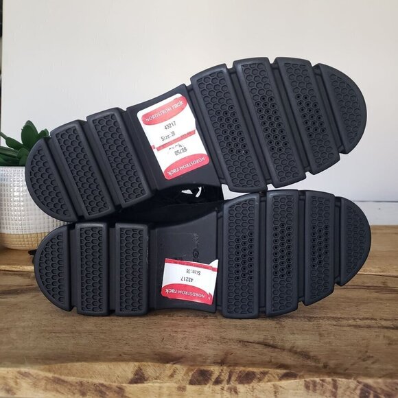 NWT Geox Ghoula Suede Fringe Studded Mid-Calf Chunky Lug Sole Winter Boots 38 - Picture 6 of 13